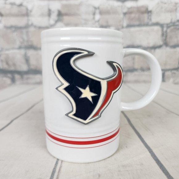 NFL Houston Texans 3D Sculpted Coffee Mug 16 oz White - Picture 1 of 8
